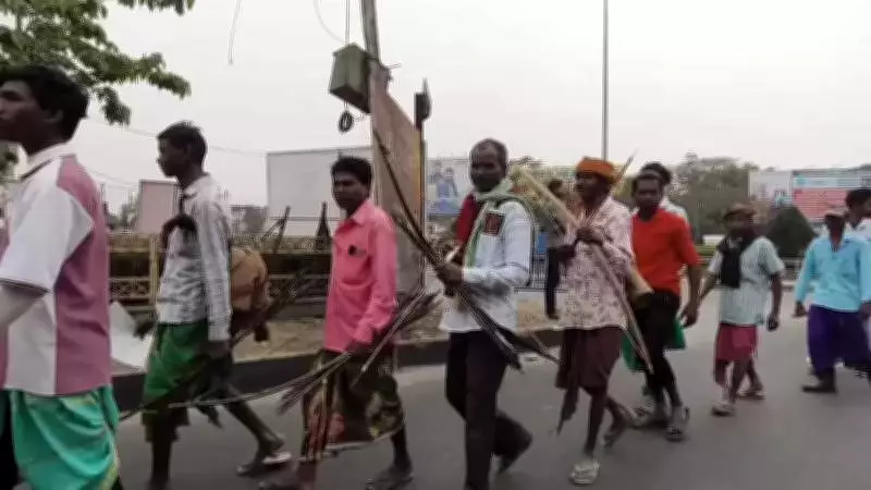 Siliguri Erupts in Violent Clashes as Tribal Rights Protest Turns Confrontational