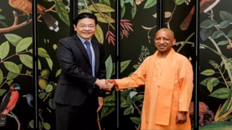 Singapore PM Lawrence Wong Meets Yogi Adityanath, Hails Uttar Pradesh as India's Third Largest Economy