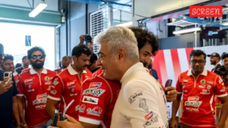 Sivakarthikeyan Meets Ajith Kumar at Abu Dhabi Racing Event, Hails His Passion