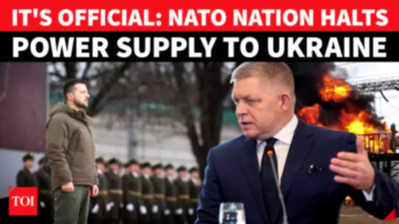 Slovakia Halts Emergency Power to Ukraine Amid Oil Pipeline Dispute