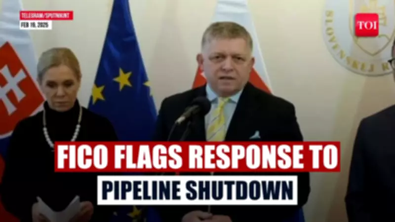 Slovakia Warns Ukraine Over Oil Transit Suspension Amid Energy War Escalation