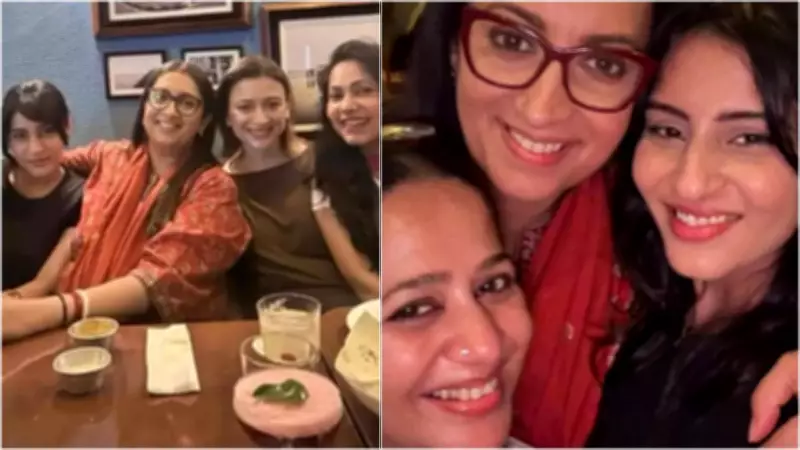 Smriti Irani Hosts Heartwarming Reunion Dinner for Kyunki Saas Bhi Kabhi Bahu Thi Cast