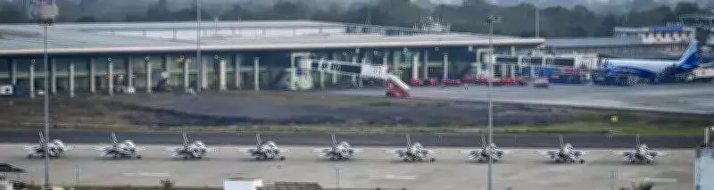 South Korean Black Eagles Aerobatic Team Lands in Nagpur En Route to Riyadh Defence Show