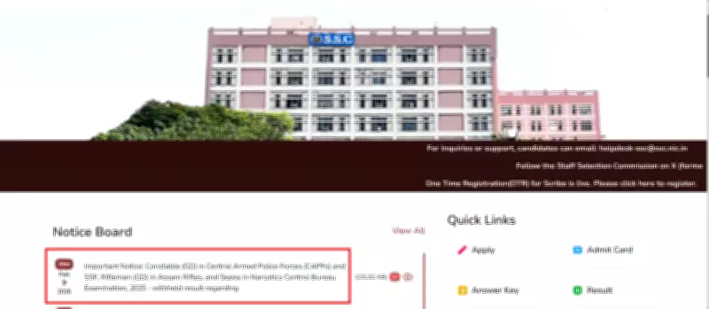 SSC GD Final Result 2025: CRPF to Release Withheld Candidates' Results