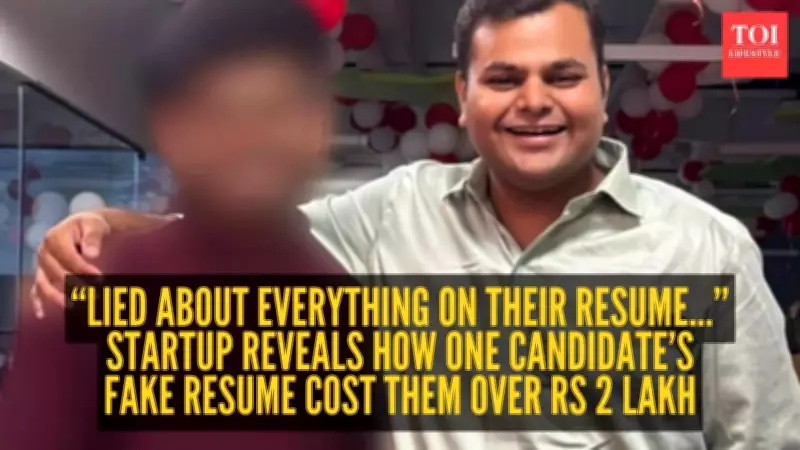 Startup's Rs 2 Lakh Loss Exposes Perils of Hiring Without Background Checks