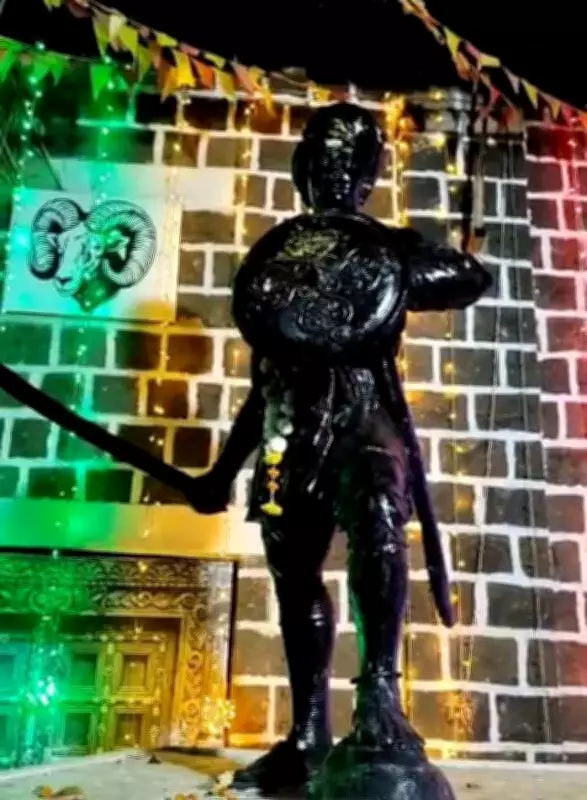 Statue of Freedom Fighter Defaced in Belagavi Village, Police Probe Underway