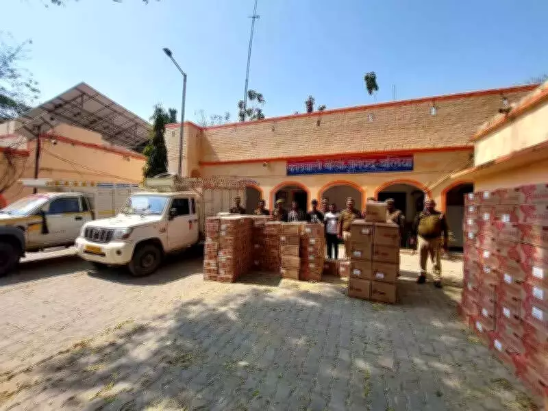 STF and Police Foil Major Liquor Smuggling Attempt to Bihar Ahead of Holi