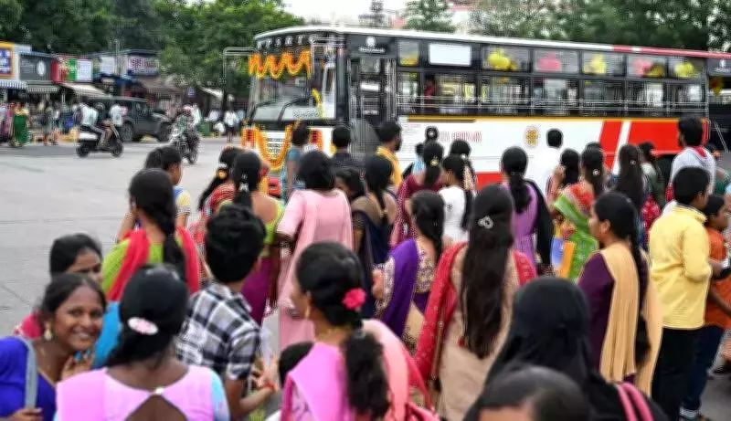 Stree Shakti Scheme Boosts Ridership But Hits RTC Fuel Efficiency in Vijayawada