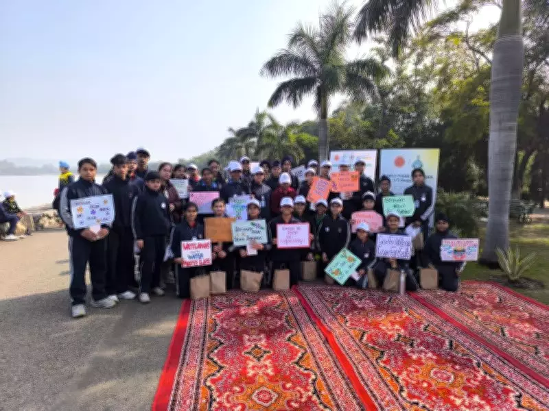 Students and Teachers Unite in Walkathon to Promote Fitness and Community Spirit