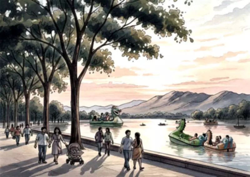 Sukhna Lake's Quiet Moments: Chandigarh's Urban Oasis Offers Serene Escape