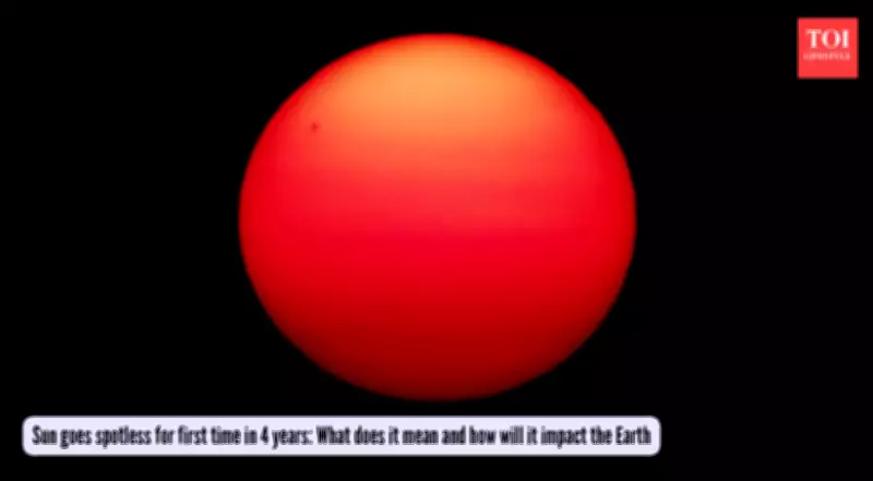 Sun Goes Spotless for First Time in 4 Years: Solar Cycle Shift Explained