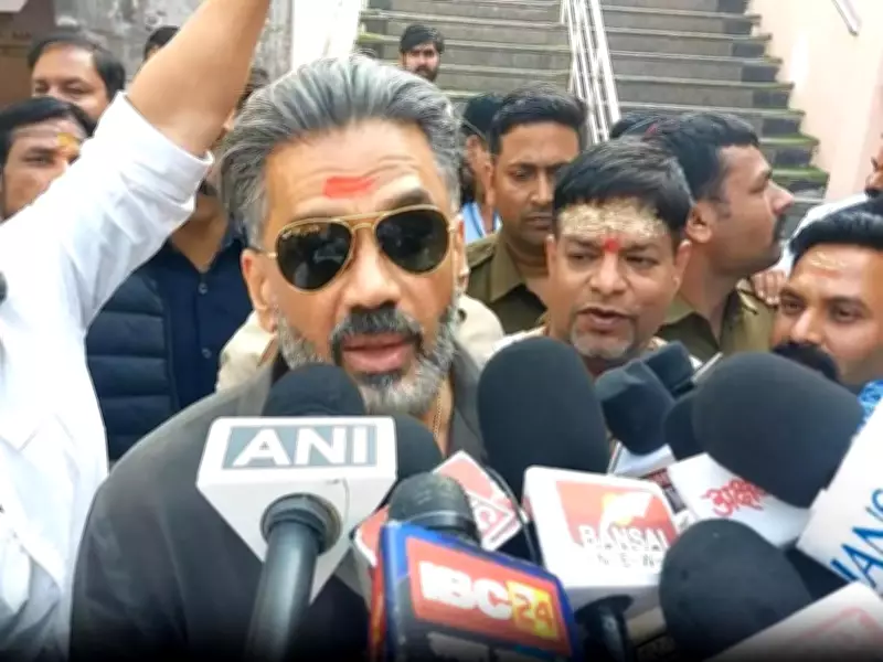 Suniel Shetty Visits Mahakaleshwar Temple Again, Thanks Lord Mahakal for Border 2 Success