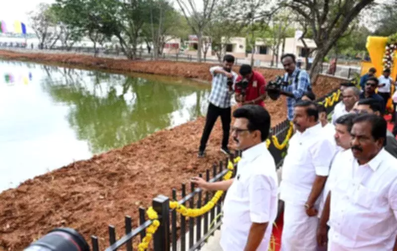 Tamil Nadu CM Stalin Inaugurates Renovated Vandiyur Park in Madurai