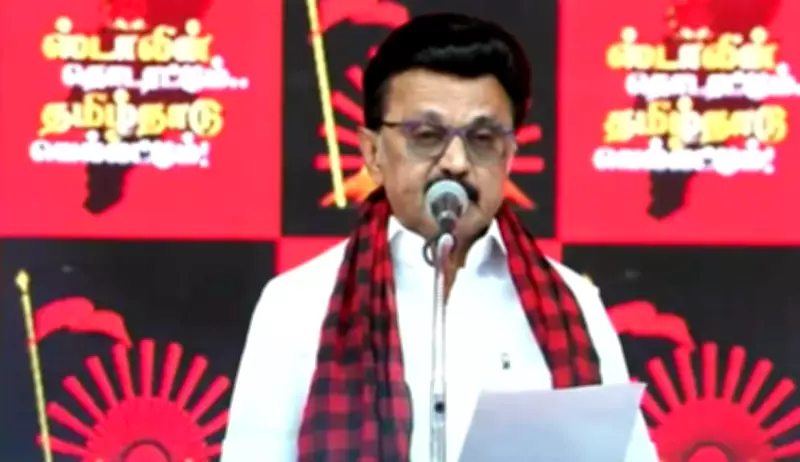 Tamil Nadu CM Stalin Rejects Power-Sharing, Affirms DMK-Congress Alliance for 2026 Polls