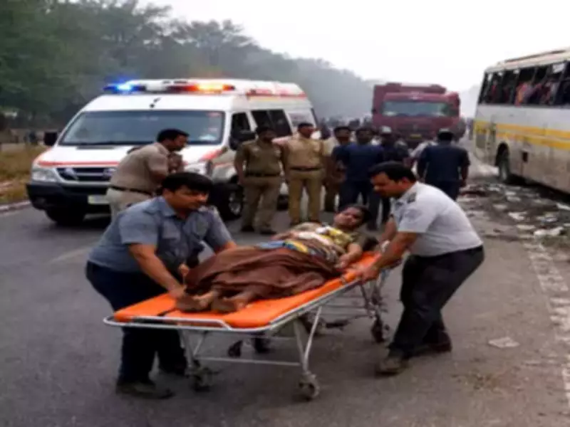 Tamil Nadu Pilgrim Killed, 19 Injured in Early Morning Bus-Truck Collision in Bihar