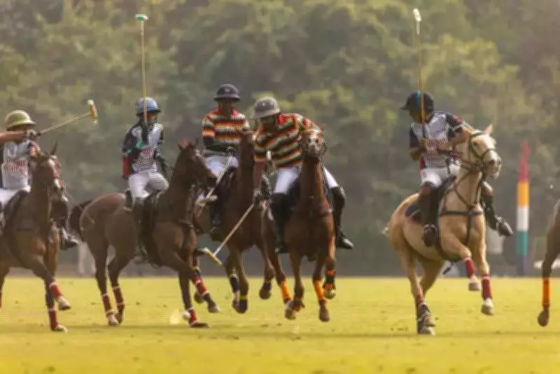 Team Jaipur vs V Polo in KogniVera Polo Cup Final at Rajasthan Polo Club