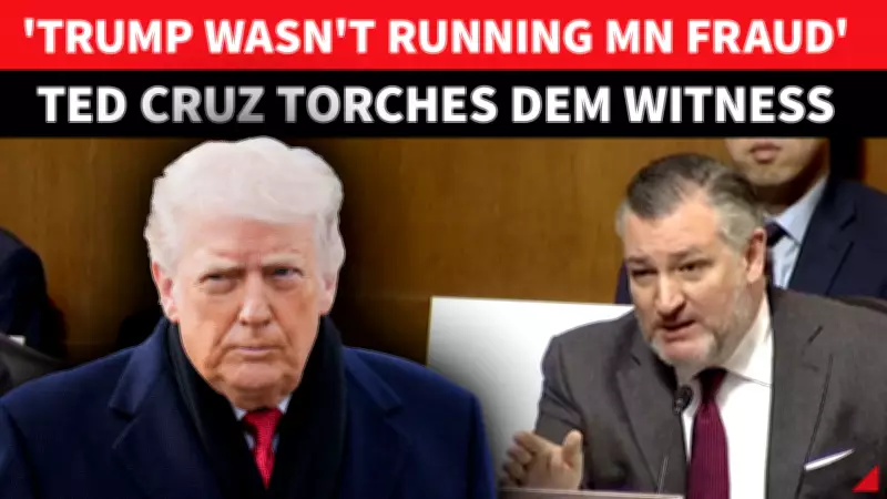 Ted Cruz Blasts Democrats Over Minnesota Fraud Scandal in Fiery Senate Hearing