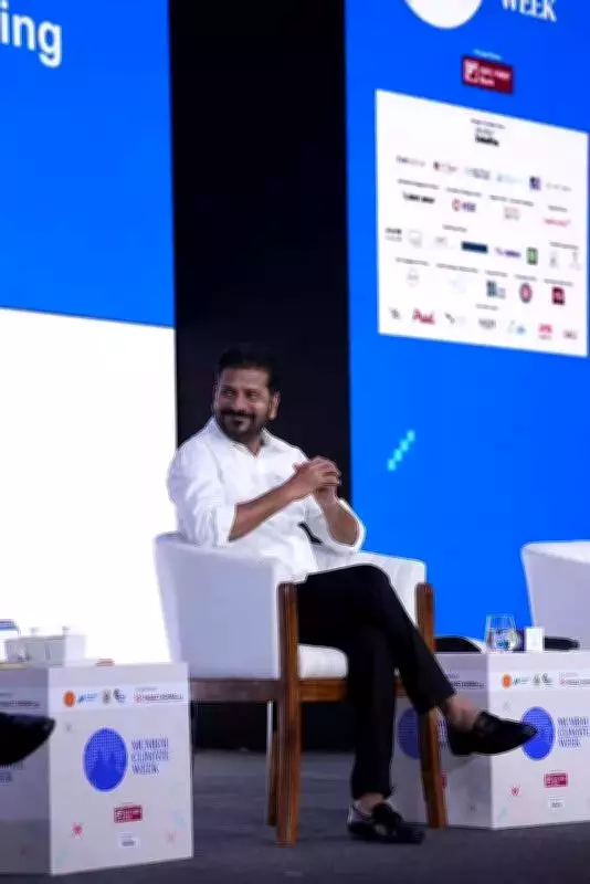 Telangana CM Revanth Reddy Calls for National Climate Strategy at Mumbai Conference
