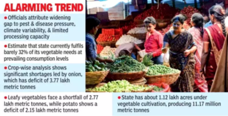 Telangana Faces Severe Vegetable Shortfall Despite Favorable Conditions