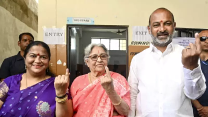 Telangana Urban Polls Conclude Amid Opposition's Claims of Congress Misconduct