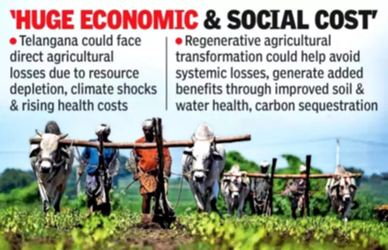 Telangana's Farm Future at Risk: Study Warns of ₹2.85 Lakh Crore Loss by 2047