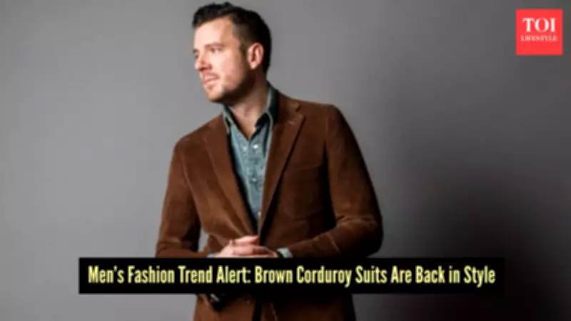 The Brown Corduroy Suit Revival: From 'Poor Man's Velvet' to 2026's Must-Have