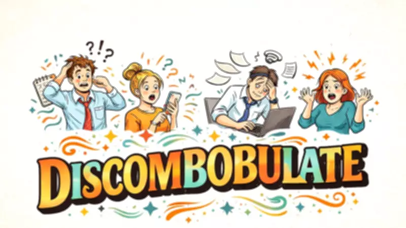 The Curious History of 'Discombobulate': A Word Born from Confusion