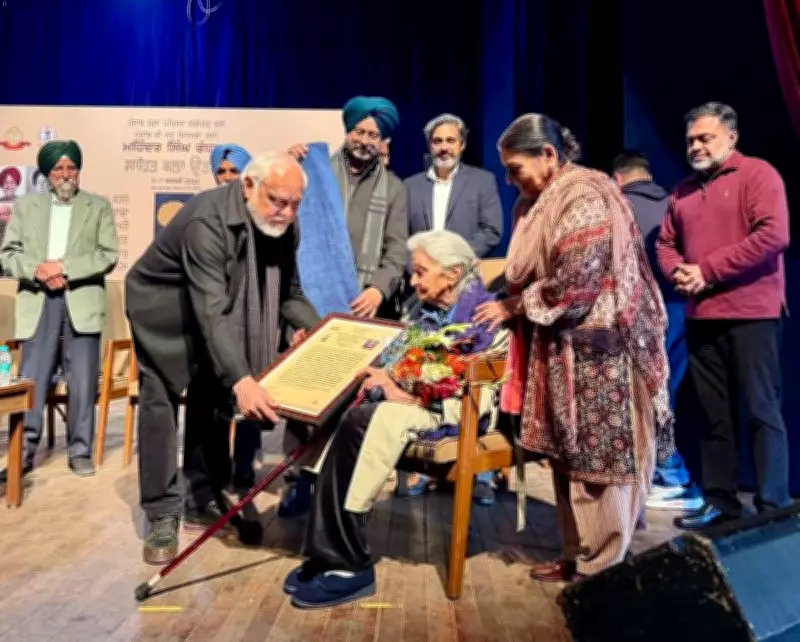 Theatre Legend Gursharan Singh Tiwana Honored with Lifetime Achievement Award