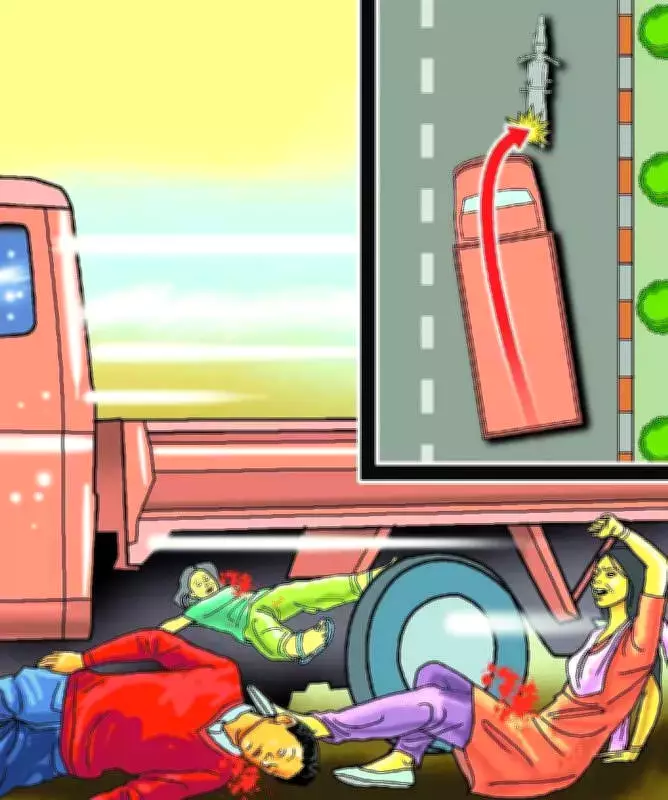 Three Siblings Killed, Father Injured in Horrific Trailer Crash on NH-27 in Bundi