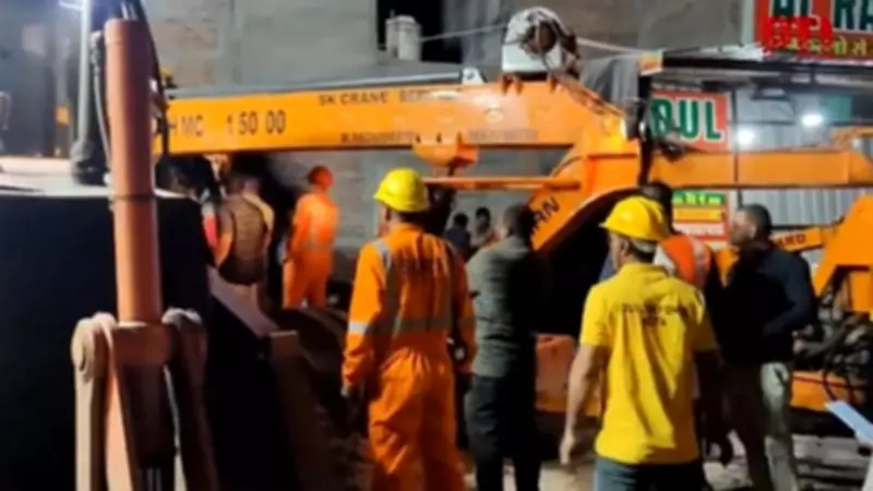 Three-Storey Building Collapse in Kota, Rajasthan Leaves Two Dead, 15 Rescued