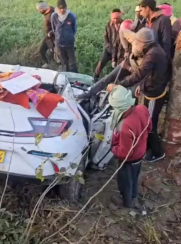 Three Youngsters Killed, Two Injured in Horrific Car Crash in UP's Etah