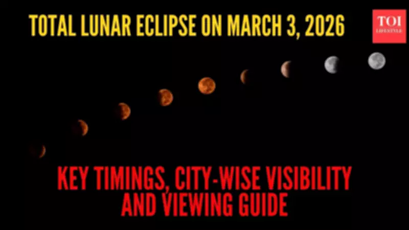 Total Lunar Eclipse 2026: India's Celestial Spectacle on March 3