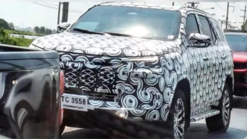 Toyota Begins Testing Next-Gen Fortuner in Thailand, Global Debut Expected by 2027