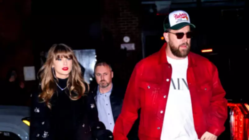 Travis Kelce's Viral Chair Mishap & Taylor Swift Joke Steals Super Bowl Spotlight