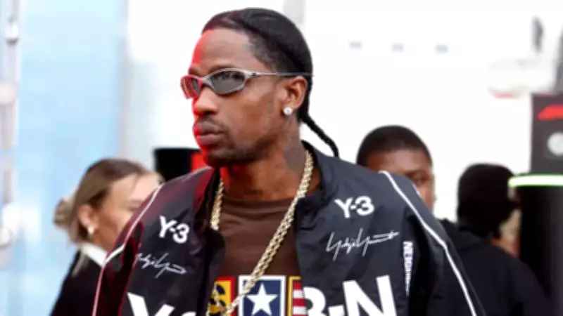 Travis Scott's Super Bowl Party Moment with Tota Mc Sparks Online Debate