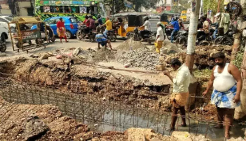 Trichy Corporation Closes Heber Road for Culvert Replacement After Seepage Issues