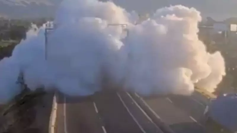 Truck Carrying Liquid Gas Overturns, Triggers Massive Explosion; Four Killed