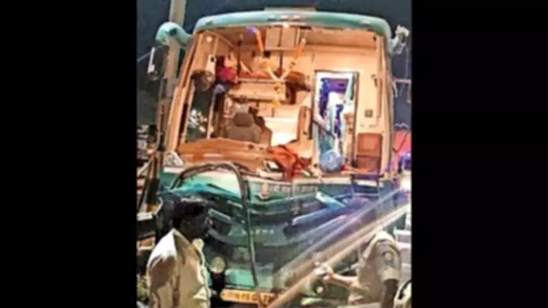 Truck Crash Kills Driver, Injures Six on Pune-Mumbai Highway Near Katraj Tunnel