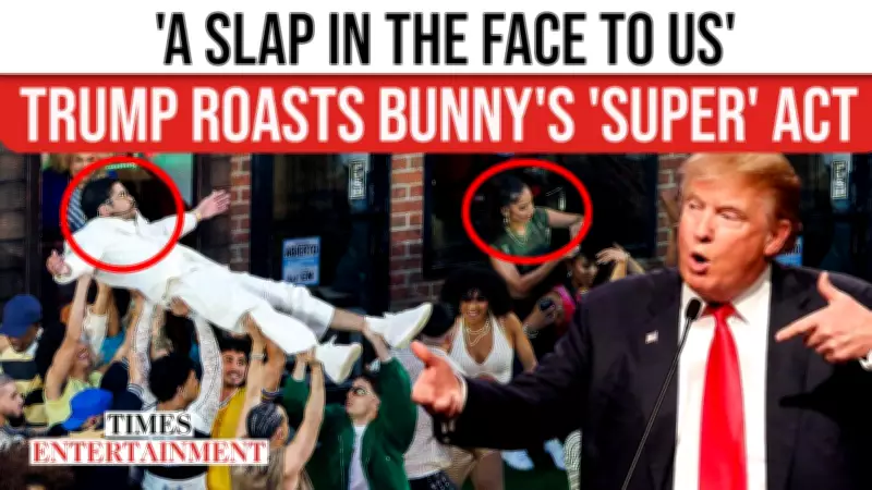 Trump Blasts Bad Bunny's Super Bowl Halftime Show as 'Terrible'