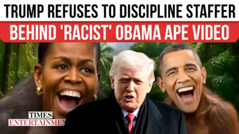 Trump Defends Staffer Over Racist AI Video Targeting Obamas, No Action Taken