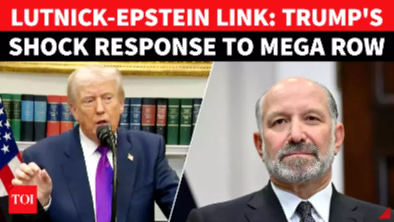 Trump Denies Knowledge of Lutnick's Epstein Island Visit Amid Calls for Resignation