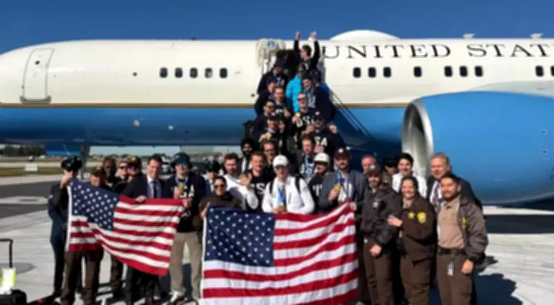 Trump Sends Air Force Jet for Olympic Hockey Champions After Miami Celebration