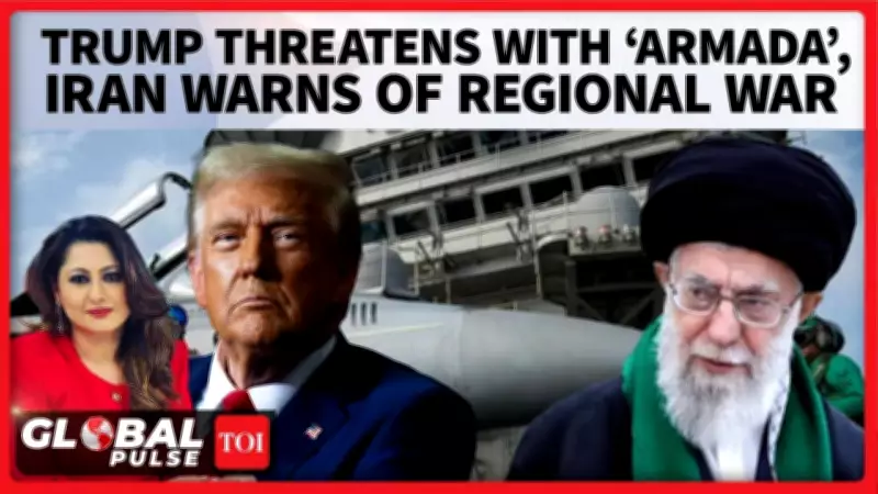 Trump Warns 'Armada' Deployed Near Iran, Khamenei Threatens Regional War