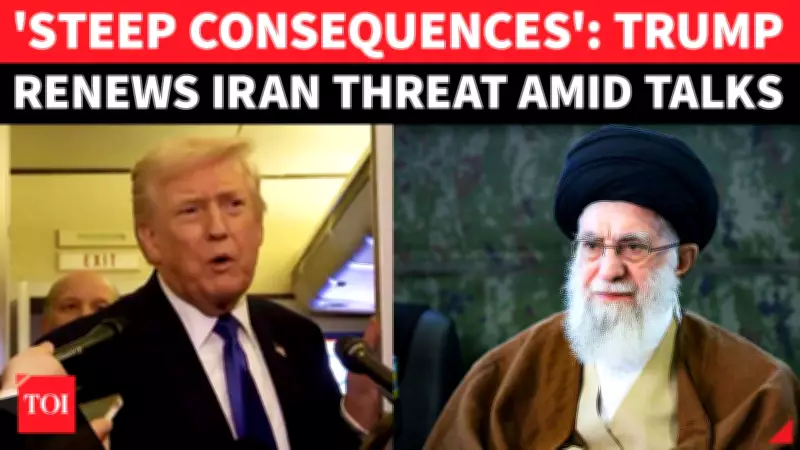 Trump Warns Iran After 'Very Good' Nuclear Talks, Deploys Fleet