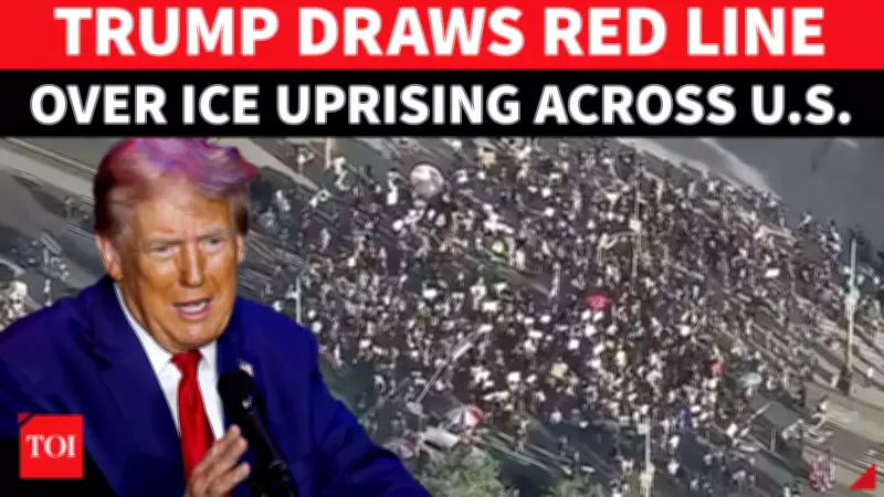 Trump Warns Protesters: 'Beware of Powerful US Military' Amid Anti-ICE Unrest