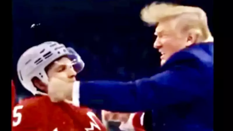 Trump's AI Hockey Video Goes Viral After Team USA's Olympic Gold Win Over Canada