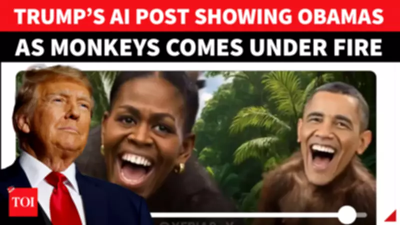 Trump's AI Video Depicting Obamas as Monkeys Ignites Political Firestorm