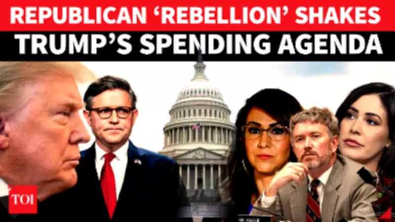 Trump's GOP Unity Tested As 21 House Republicans Rebel Against $1.2 Trillion Spending Bill