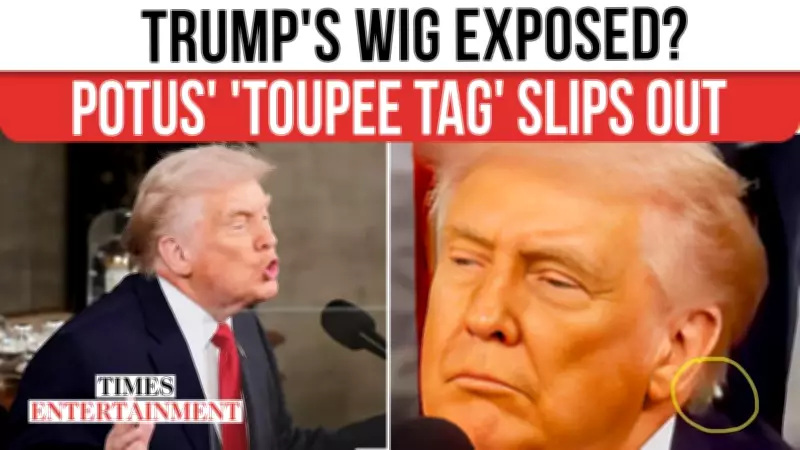 Trump's 'Wig Tag' Sparks Hair Scandal Frenzy After State of the Union Address