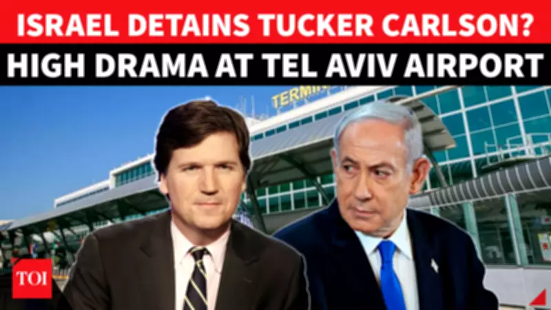 Tucker Carlson Claims Detention by Israeli Authorities at Tel Aviv Airport